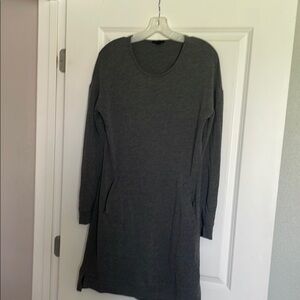 Gray Long Sleeve Dress